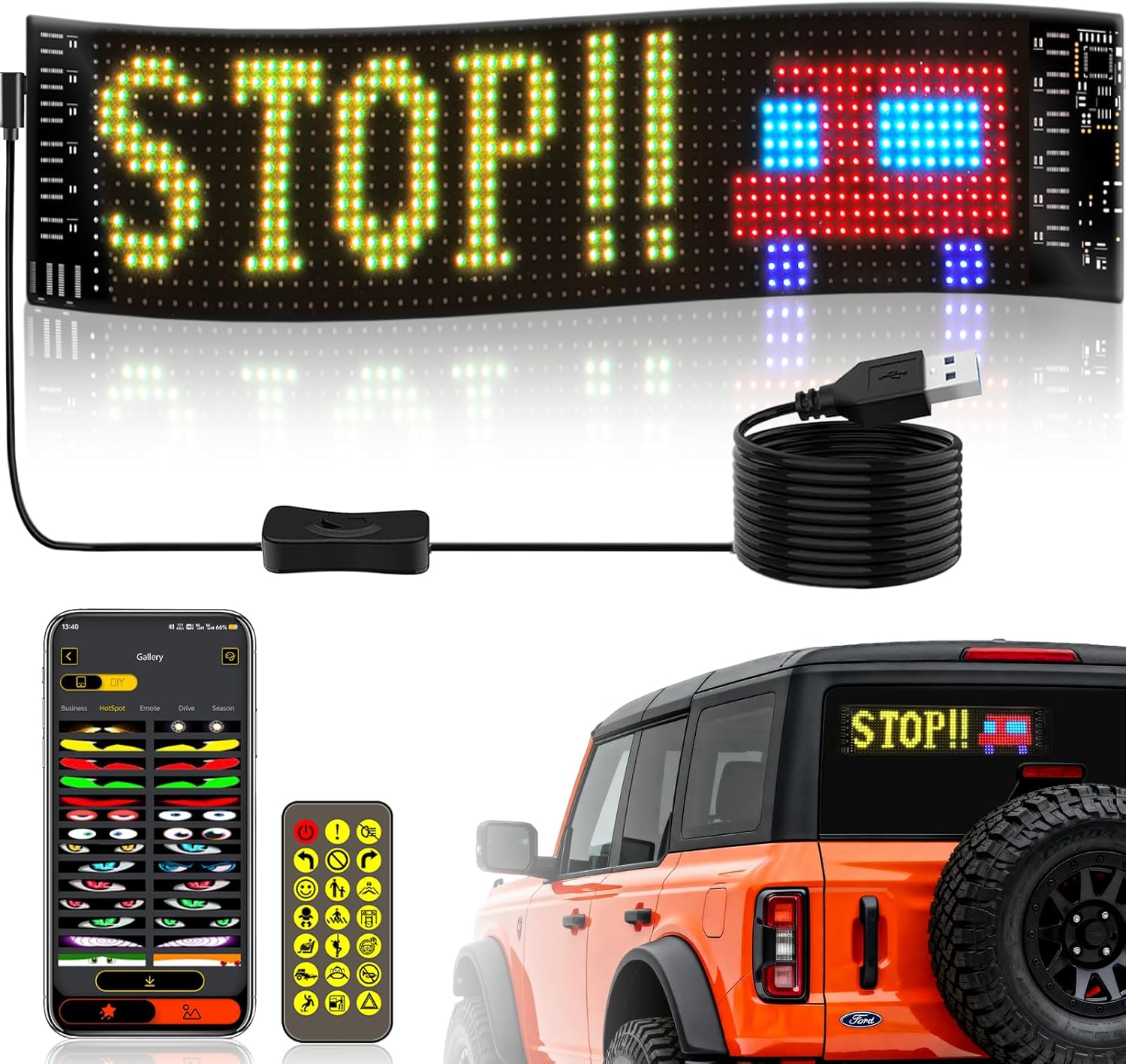 Painel de LED Flexível para Ca - Car Led Light avaliação e preço