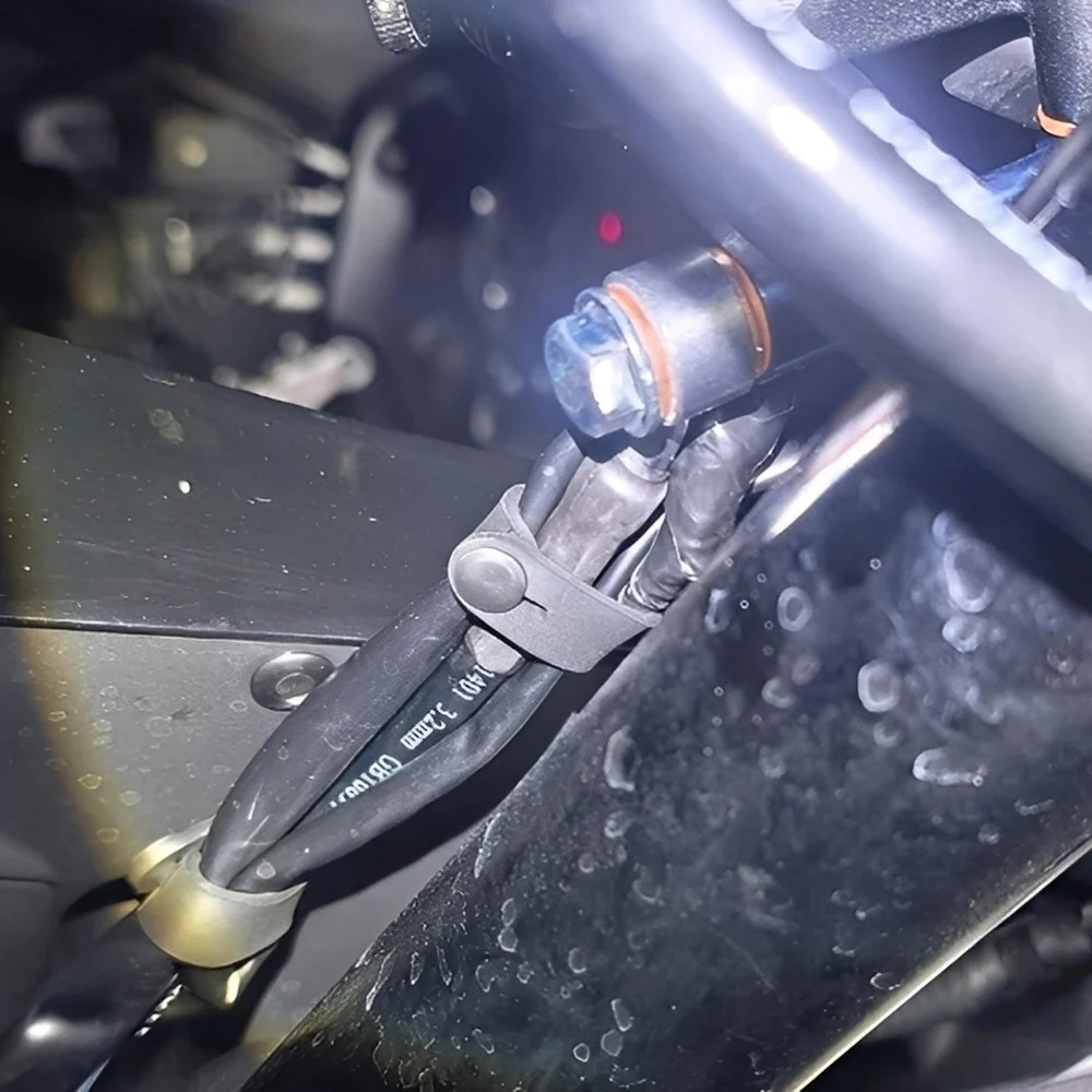 Correia de cabo de borracha el - Car Cable Organizer avaliação e preço